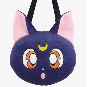 Sailor Moon Luna Plush Crossbody Bag with Unopened Series 5 Bag Clip